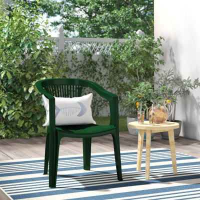 Shearer Stackable Outdoor Patio Dining Armchair