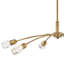 Atera 6 - Light Steel Dimmable Sputnik Modern Linear Chandelier-1187045868-1164041060