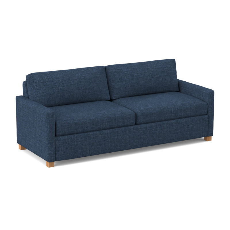Canapé à accoudoirs carrés avec coussins réversibles 87 po Wilkinson, Archétype amiral