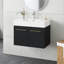 Meuble-lavabo mural 30 po avec bassin en résine