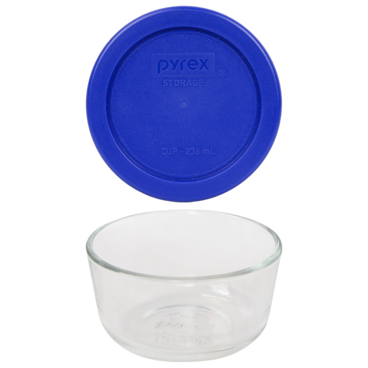 Pyrex 7200 Glass Bowls & 7200-PC Matching Lids