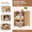 60cm W Manufactured Wood Bedside Table-105031824