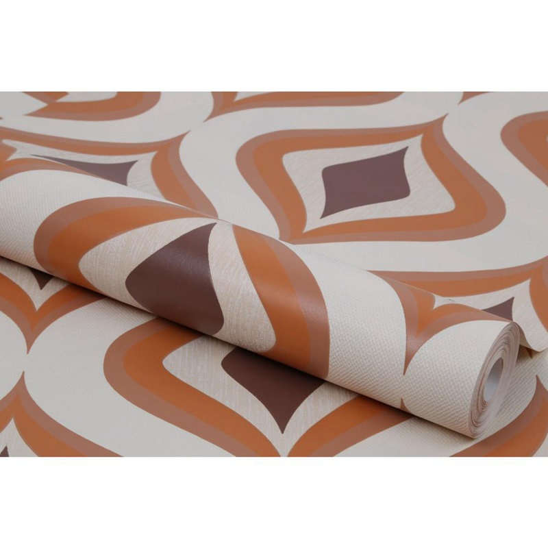 Rouleau géométrique orange Trippy