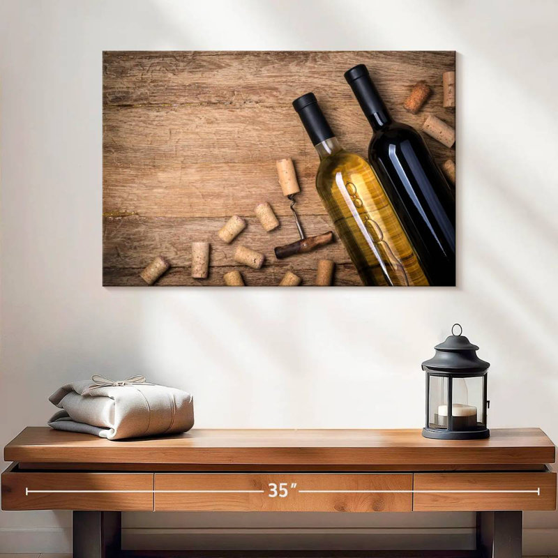 Yarlin Uncorking Wine Bottles, 16" H x 24" W