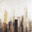 Earthy Tones City - Modern encadré, toile encadrée