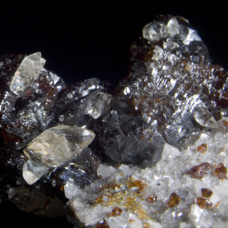 Sphalérite, calcite et dolomite. Mine Elmwood