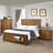 Constanse Wood Storage Panel Bed in Rustic Honey-1202886672