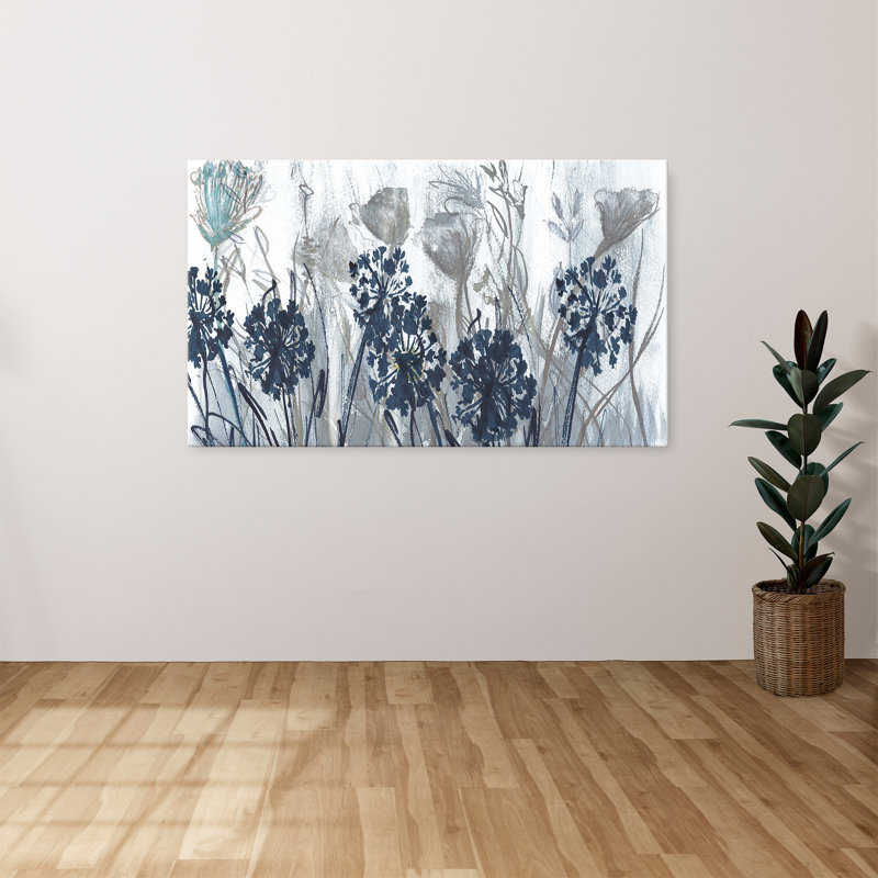 «Indigo Field» par Susan Jill, reproduction sur toile, H 36 po x l 60 po x P 1,5 po