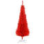 5/6/7Ft Artificial Slim Pencil Christmas Tree With 390 Realistic Branch Tips And Plastic Stand-1124625675
