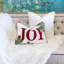 Coussin décoratif de Noël brodé JOY-116374927-116374930