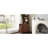 End Table With Drawers, Corner Table With Open Shelves, Tall Side Table For Bedroom And Corner