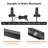 Instahibit Adjustable LED Light for Retractable Banner Stand Trade Show 2 Packs