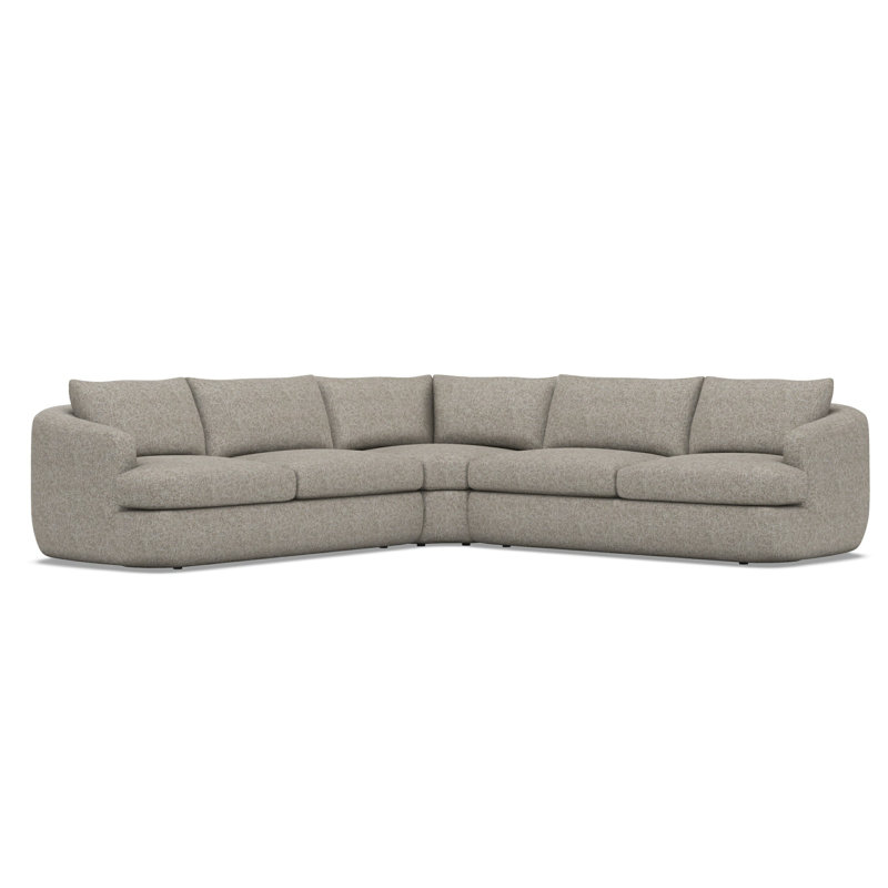 Jules Fabric 3 Pc Sectional, 1697-012
