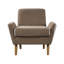 Fauteuil d'appoint rembourré en peluche