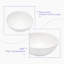 Hewei 13'' White Ceramic Circular Vessel Bathroom Sink