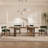 Modern Upholstered Solid Wood Dining Chair with Wide Seat-1190123569
