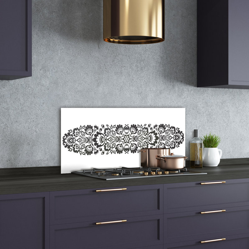 50cm W x 100cm L Glass Peel and Stick Panel