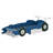 Twin Size Race Car-Shaped Platform Bed With Wheels, Wood Car Bed Frame For Kids, No Box Spring Needed-1307719262