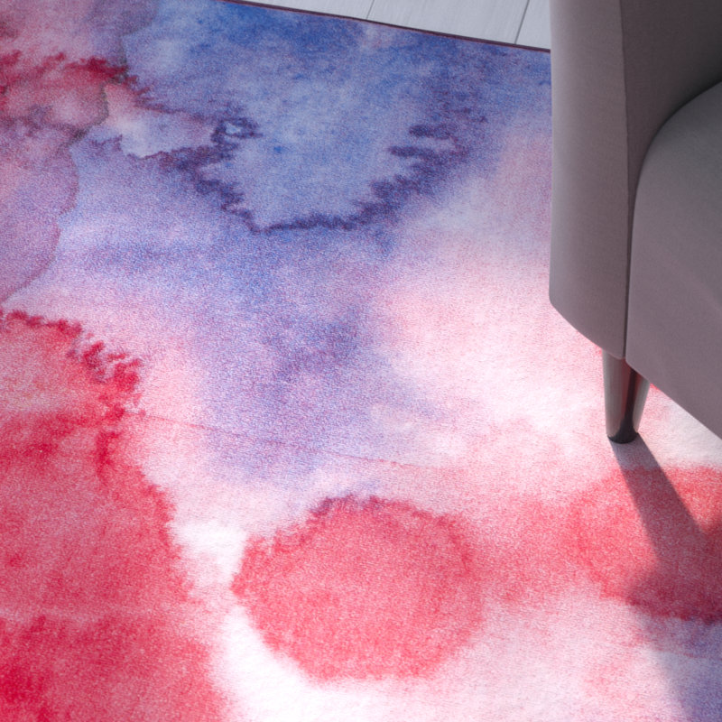 Dashiell Performance Machine Washable Abstract Rug, Rectangle 3'3" x 5'3"