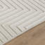 Sumya In- & Outdoor Scandi Modern White Area Rug-437155117