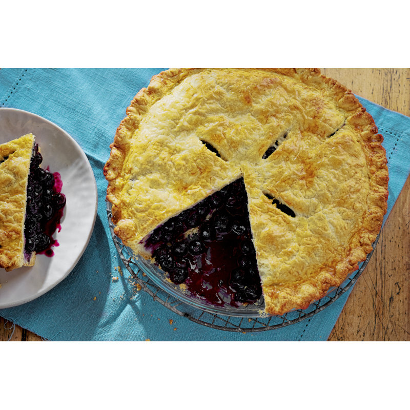 Blueberry Pie Slice by Bartosz Luczak - Wrapped Canvas Print, 30cm H x 46cm W x 3.8cm D