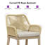 Tabouret de bar d'extérieur avec coussin 28,54 po Alkinoi-1906225033