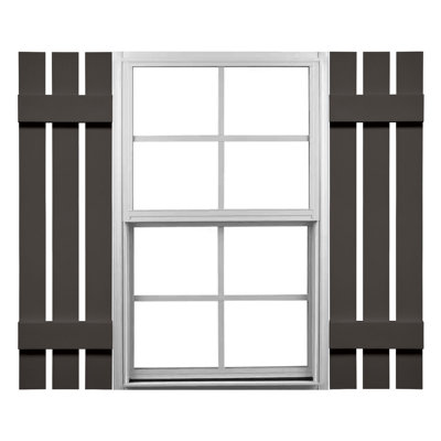 Mid-America 12 Board & Batten Shutters