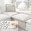 Canapé modulaire avec repose-pieds 125,5 po Brinsley-768528028
