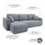 Ronnell 3 Seater Sofa Bed-801148168
