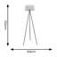 Akito 152cm Matte Tripod Floor Lamp