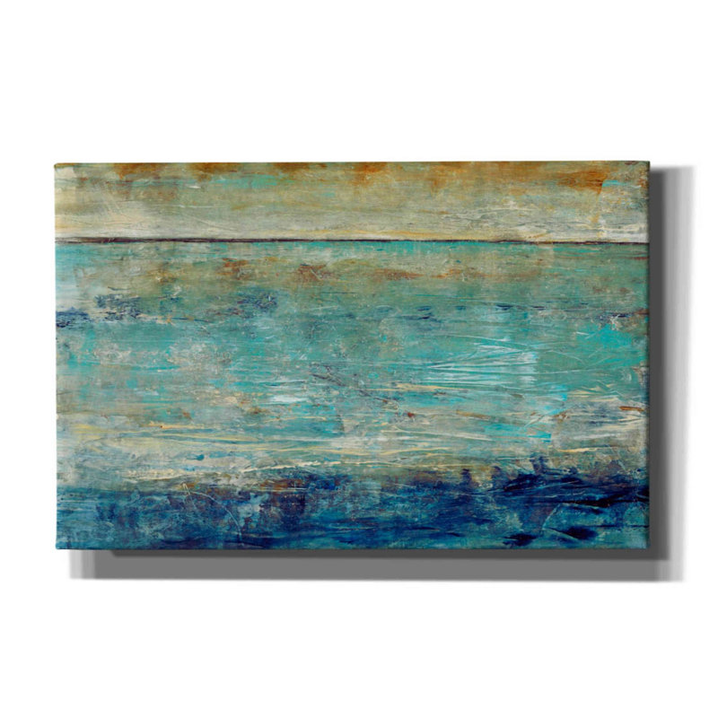«Placid Water II» par Tim O'toole, art mural sur toile, H 26 po x l 40 po x P 1,5 po