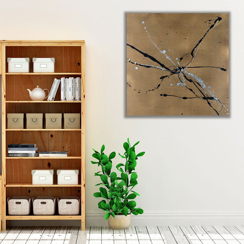 «Ink Elements IV», reproduction d'art sur toile, H 40 po x l 40 po