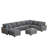 Reversible Flexible Combination Modular Sectional-459429294
