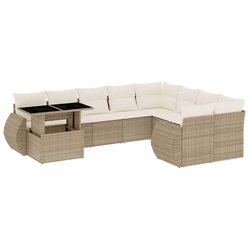 Vidaxl Garden Sofa Set Beige