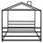 Queen House Shape Platform Bed-1945826181