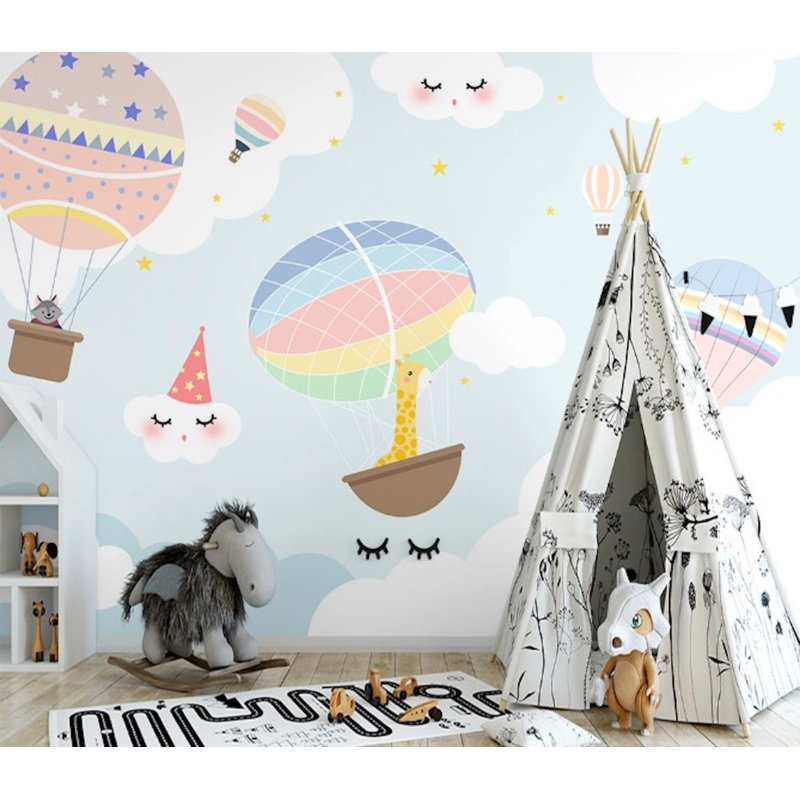 Papier peint amovible Sleeping Clouds, L 105,96 po x l 187 po