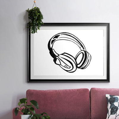 " Headphones Sketch "