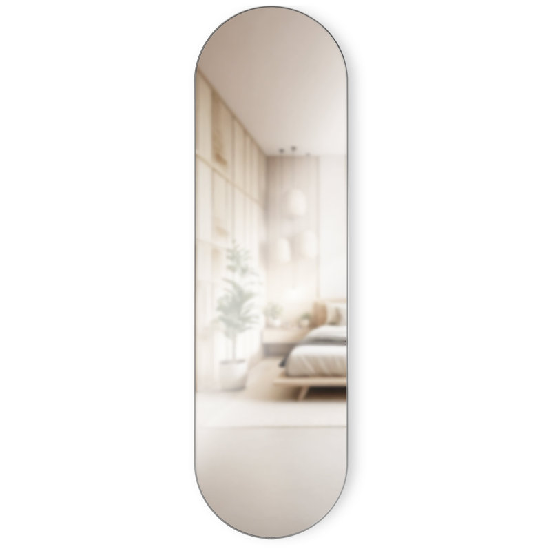 HUBBA PILL MIRROR 157x45 TITANIUM, Titanium, 157 cm H x 45 cm W