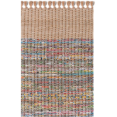 Ekaterina Hand Woven Cotton Striped Rug
