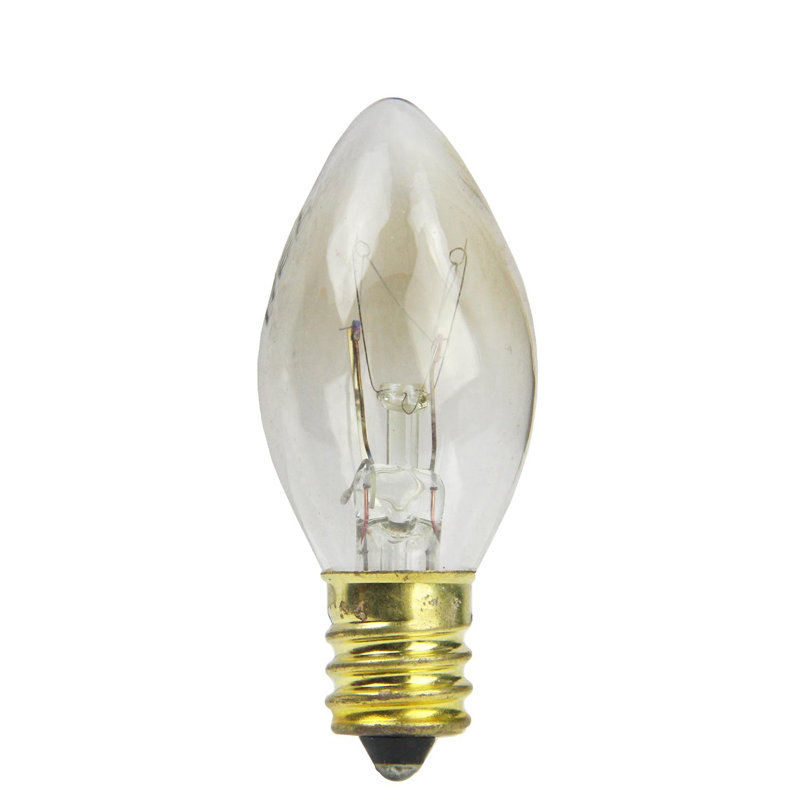 Ampoules de remplacement C7 Christmas, H 2 po x l 5 po x P 5 po, Transparent