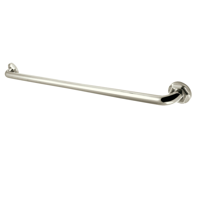 Kingston Brass Metropolitan O.D Grab Bar, Polished Nickel, 2.81" H x 34.81" W x 2.75" D
