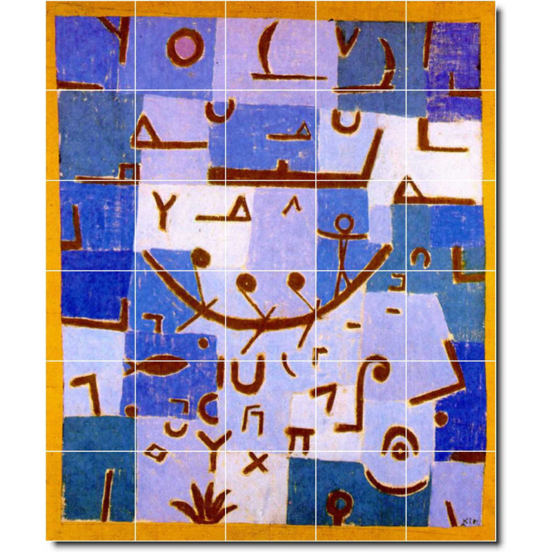Carreau de céramique décorative 40 po x 48 po 8 po x 8 po, Abstrait 04966