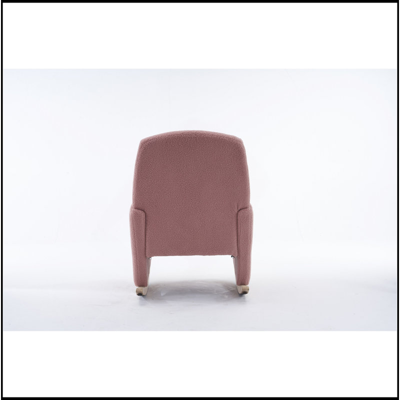 Chaise berçante Teddy, Rose