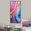 Art mural sur toile abstrait transitionnel bleu et rose II-1423733002-1494015463