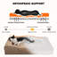 Lit orthopédique pour chien en mousse à mémoire de forme avec côtés traversés, housse lavable, doublure imperméable et fond antidérapant-1924077541-1924077540