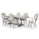 Eclipse 6 - Person Extendable Trestle Dining Set