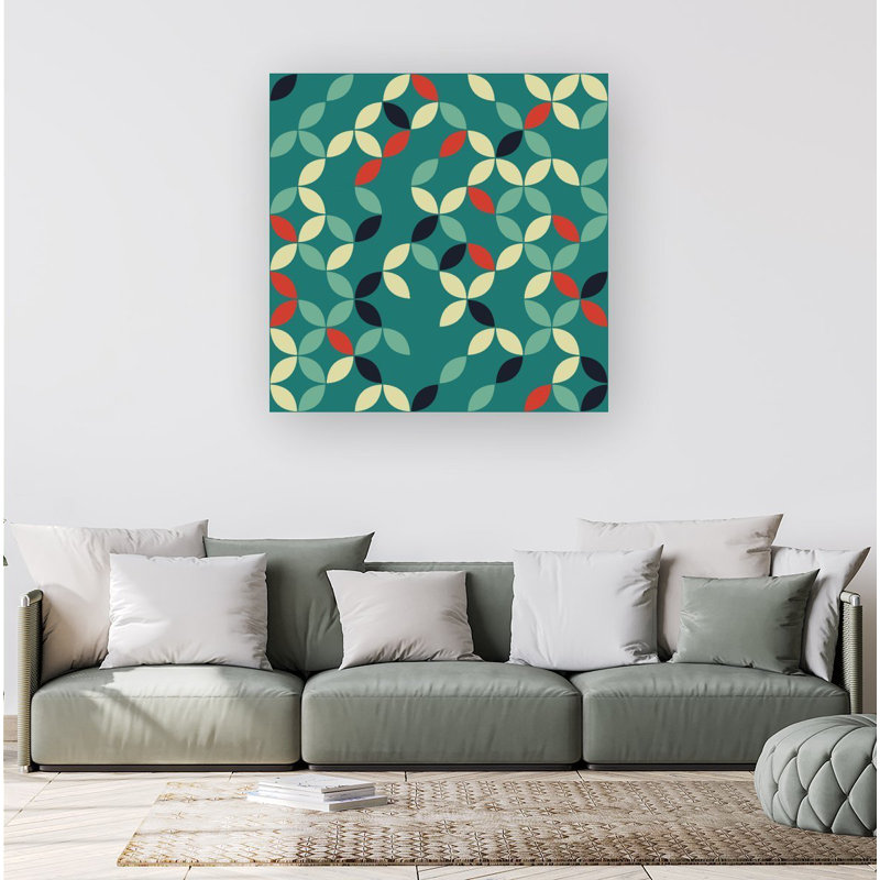Geometric Pattern Design - Wrapped Canvas Print