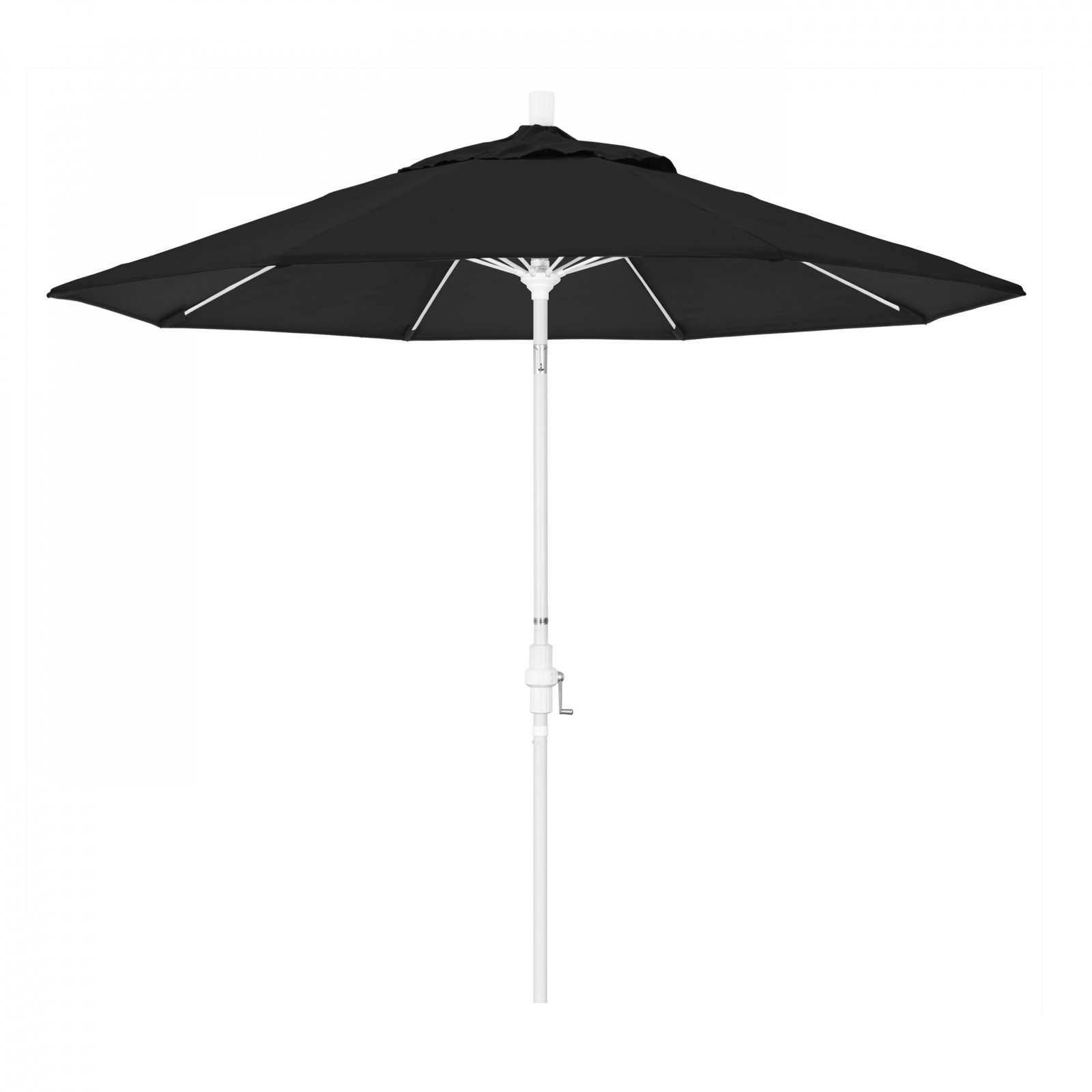 Roverta 108'' Sunbrella® Outdoor Umbrella, Canvas Black Sunbrella® Canvas