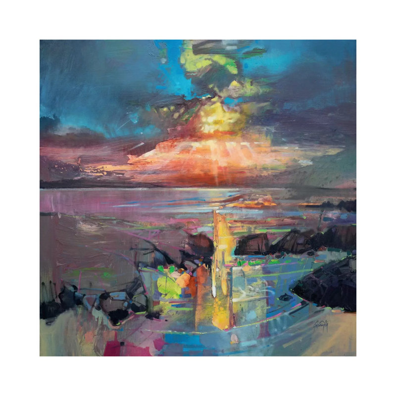 «Sky» par Scott Naismith - reproduction d'art, Pas de tapis, Toile tendue, H 12 po x l 12 po x P 0,75 po