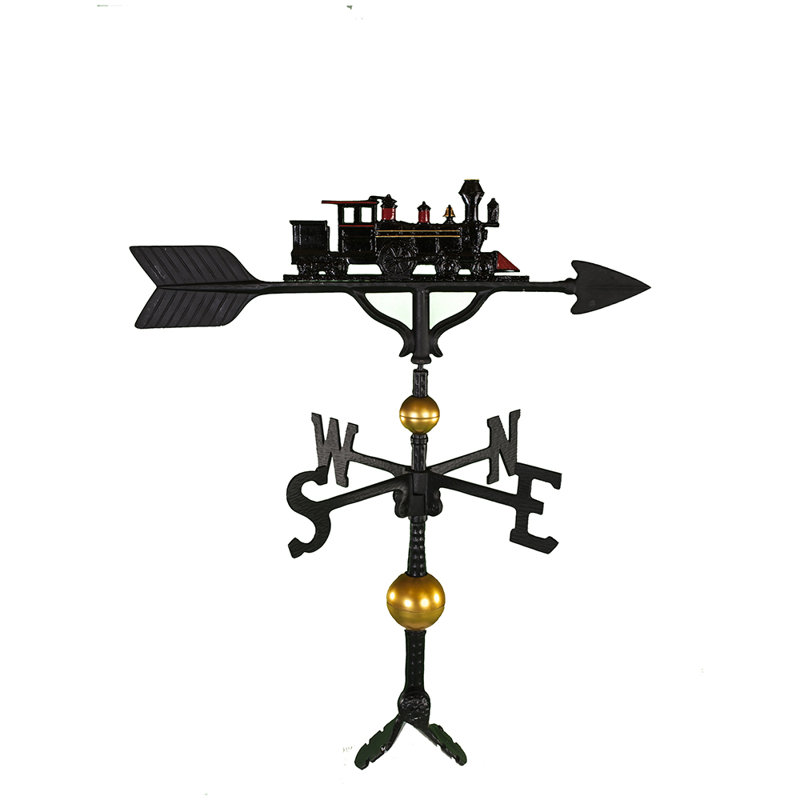 Deluxe Train Weathervane, Natural